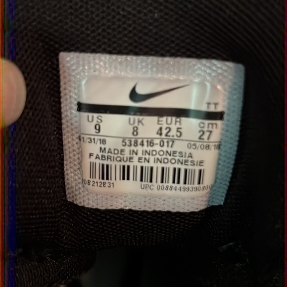 Nike Air Max 95 Premium All-Over Logo Sz 9 - Picture 5 of 8